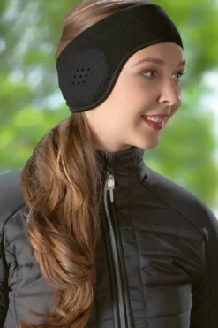 HKM Ohrwärmer aus Fleece, unisize, schwarz