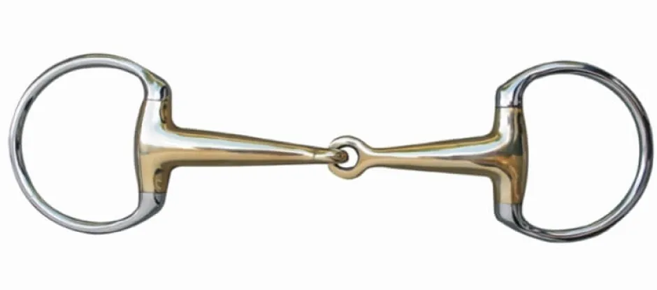 HKM Olivenkopfgebiss, 16 mm Argentan mit Edelstahlring