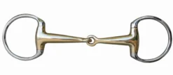 HKM Olivenkopfgebiss, 18 mm Argentan mit Edelstahlring