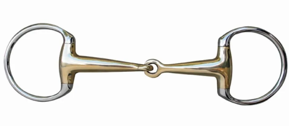 HKM Olivenkopfgebiss, 18 mm Argentan mit Edelstahlring