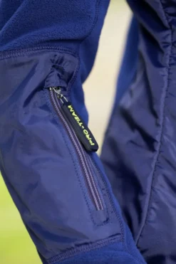 HKM PRO-TEAM Fleece/Nylonjacke -Neon Sports-