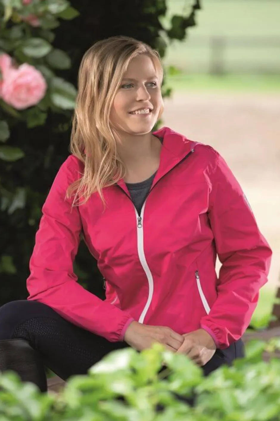 HKM PRO-TEAM Regenjacke -Advanced- Reflective