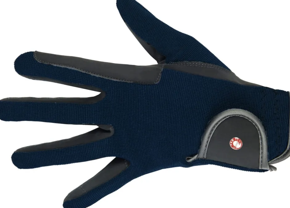 HKM PRO-TEAM Reithandschuh -Professional Nubuk Lederimitat-