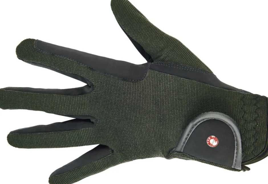 HKM PRO-TEAM Reithandschuh -Professional Nubuk Lederimitat-