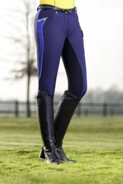 HKM PRO-TEAM Reithose -Flash- Dreiviertel Alos Besatz