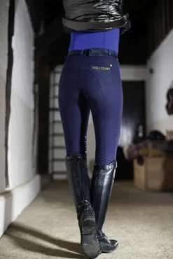 HKM PRO-TEAM Reithose -Flash- Silikon Kniebesatz