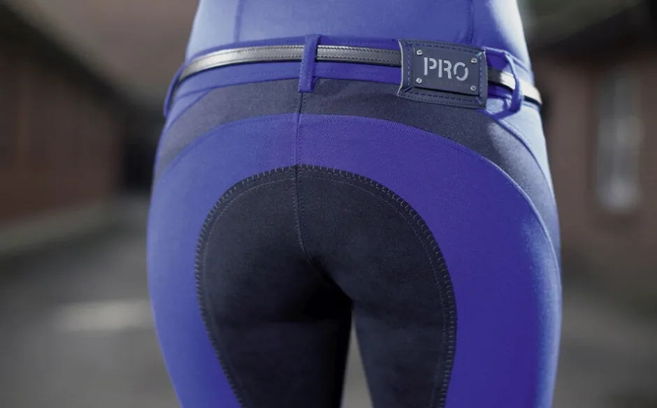 HKM PRO-TEAM Reithose -Flash- Sport Dreiviertel Alos Besatz