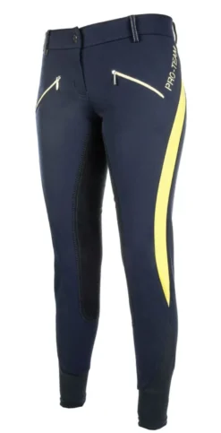 HKM PRO-TEAM Reithose -Flash- Sport Dreiviertel Alos Besatz