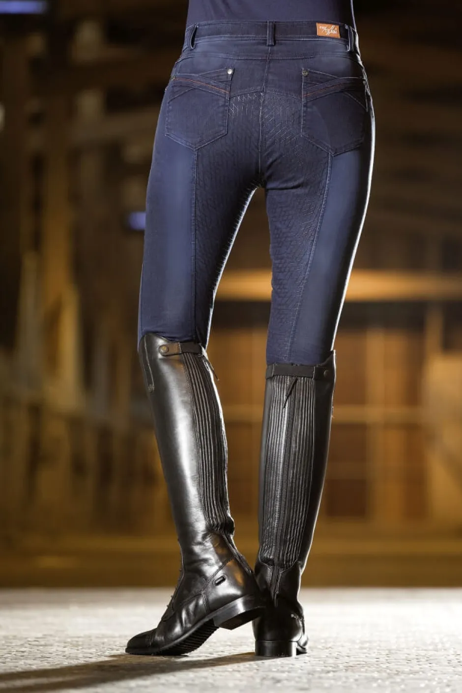 HKM PRO-TEAM Reithose -Hickstead Jeggings- Silikon-Vollbesatz