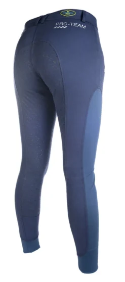 HKM PRO-TEAM Reithose -Neon Sports- Dreiviertel Silikon Besatz