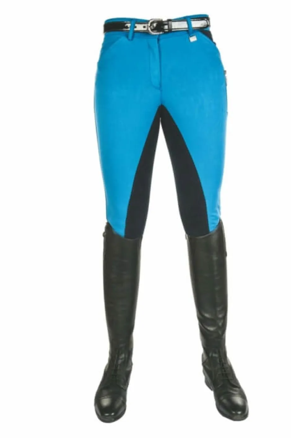 HKM PRO-TEAM Reithose pocket flap -Global Team- Dreiviertel Alos Besatz