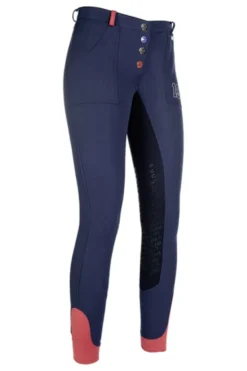 HKM PRO-TEAM Reithose Reithose -Performance- Dreiviertel Alos Besatz