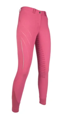 HKM PRO-TEAM Reithose - ZOE- Dreiviertel Silikonbesatz reflection