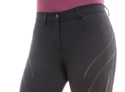 HKM PRO-TEAM Reithose - ZOE-Stoffkniebesatz reflection
