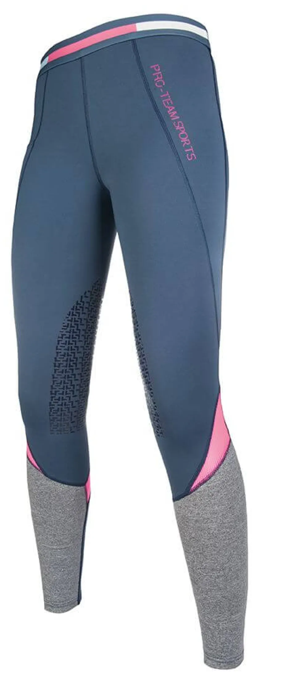 HKM PRO-TEAM Reitleggings -Active 19- Silikon-Kniebesatz