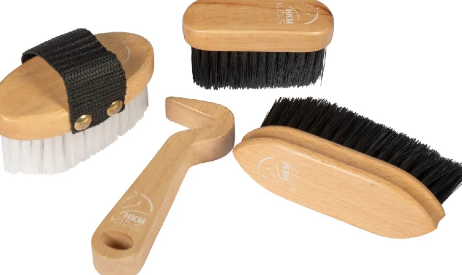 HKM Putzset Holz -Hobby Horsing-