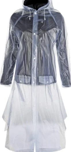 HKM Regenmantel, transparent mit Seitenschlitz