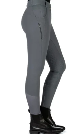 HKM Reithose -Ari Mid Rise- Silikon-Vollbesatz