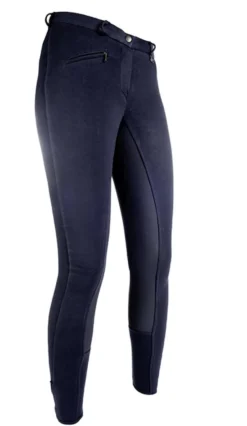 HKM Reithose -Basic Belmtex Grip- Dreiviertel Besatz