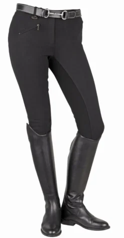 HKM Reithose -Basic Belmtex Grip- Dreiviertel Besatz
