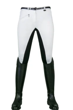 HKM Reithose -Basic Belmtex Grip- Dreiviertel Besatz