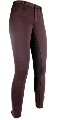 HKM Reithose -Basic Belmtex Grip- Dreiviertel Besatz