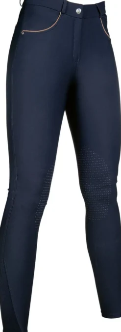 HKM Reithose -Beagle- Silikon-Kniebesatz
