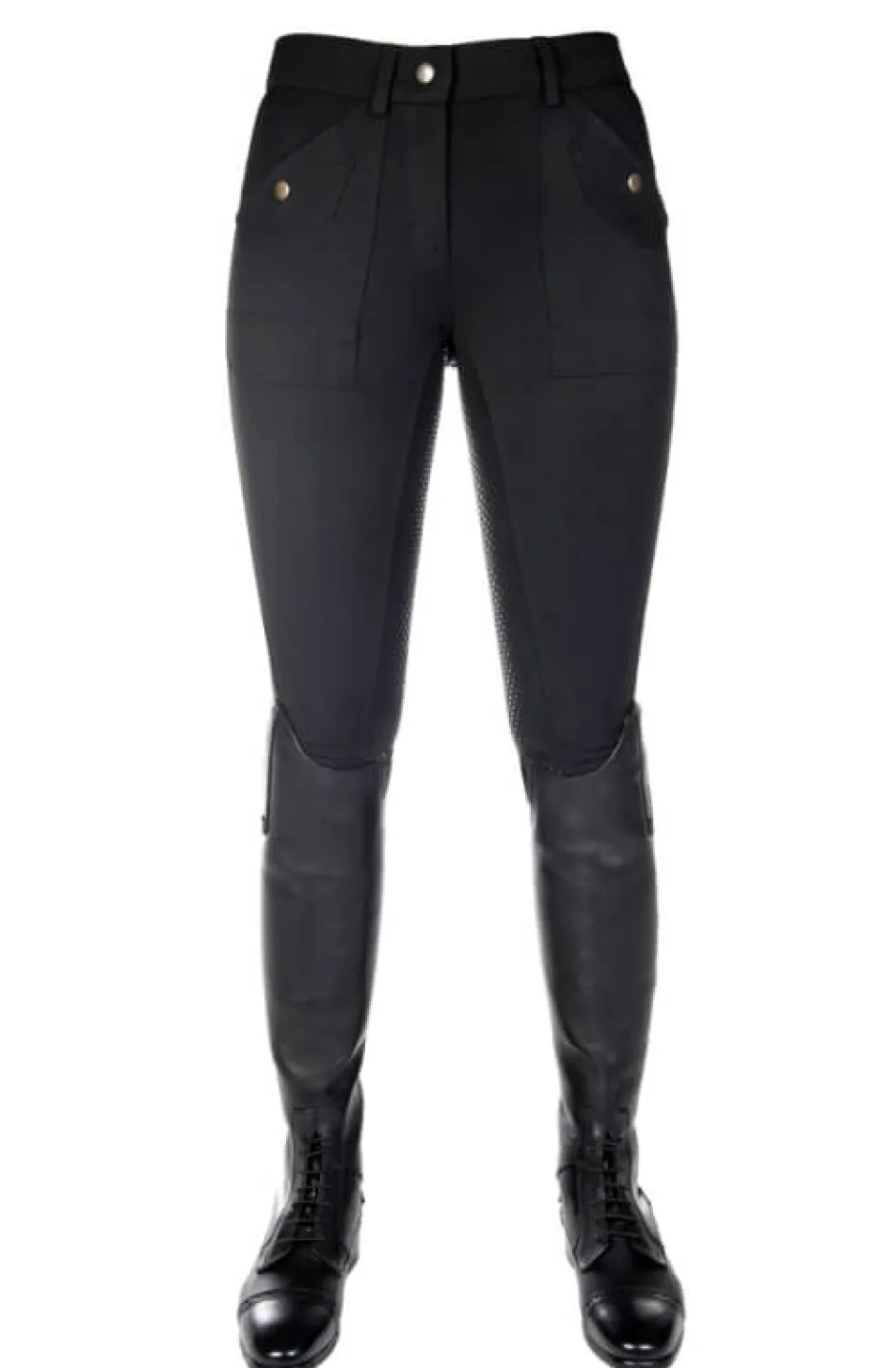 HKM Reithose -Cargo- Silikon Vollbesatz