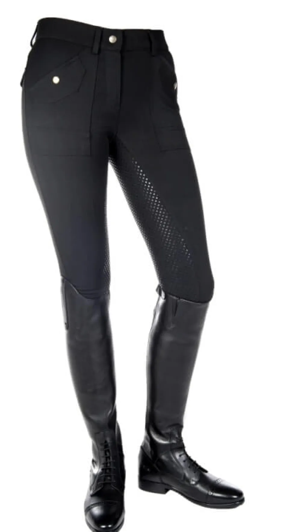 HKM Reithose -Cargo- Silikon Vollbesatz
