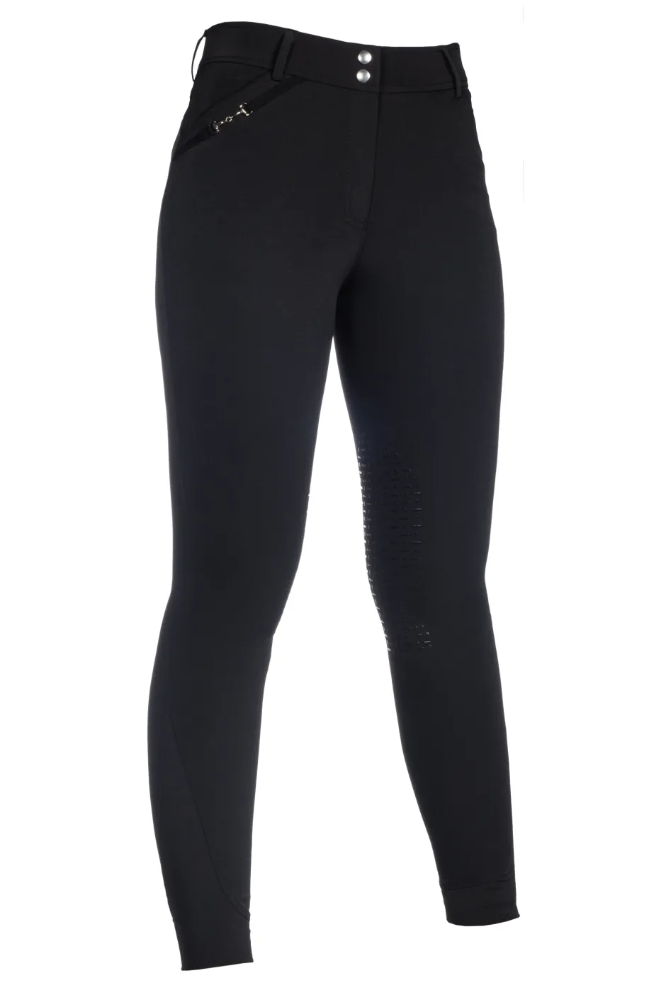 HKM Reithose -Essentials- Silikon-Kniebesatz