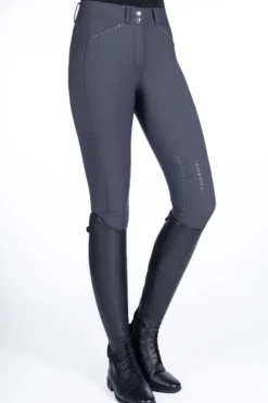HKM Reithose -Helene- Silikon-Kniebesatz
