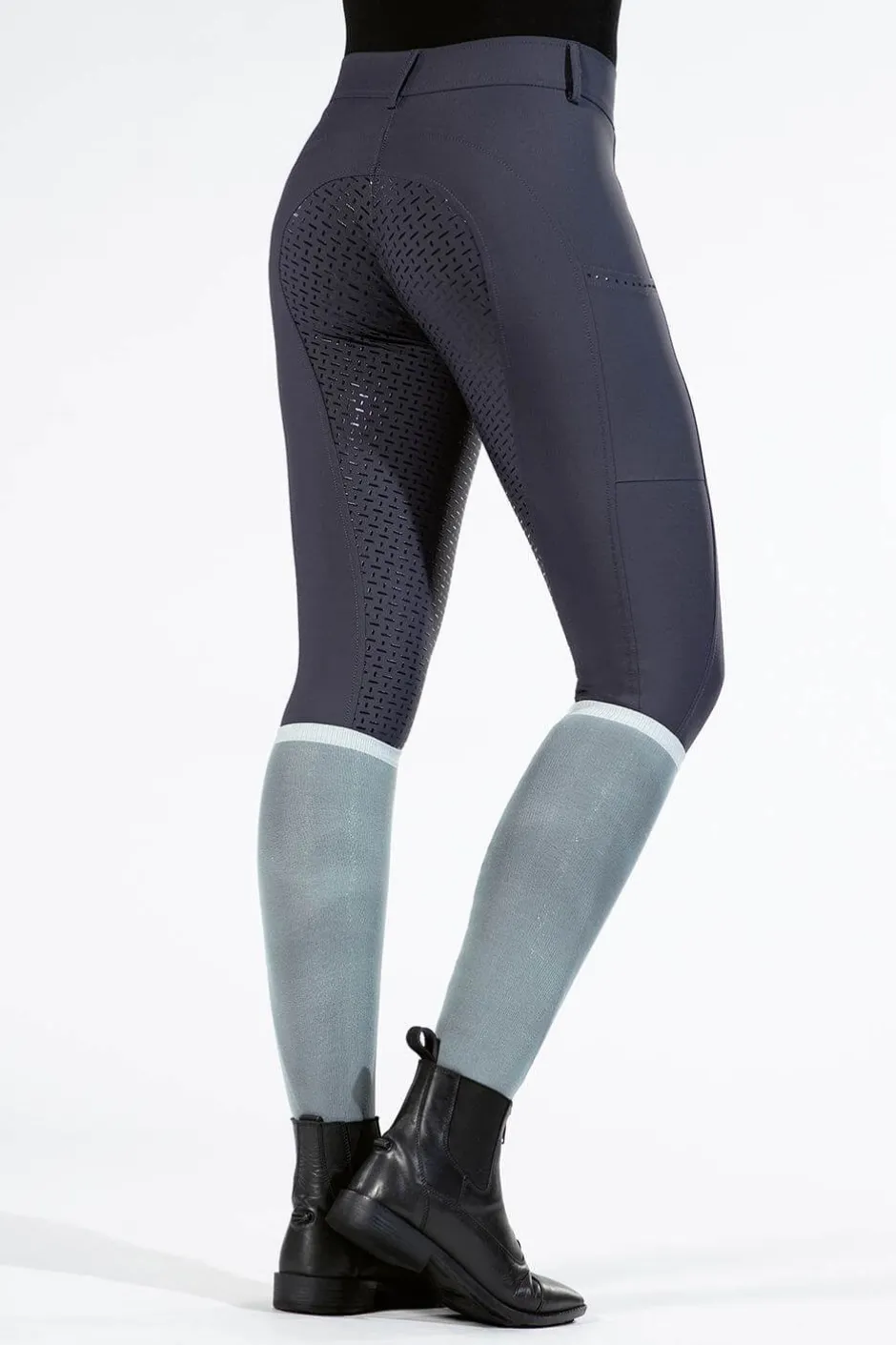 HKM Reithose -Lea- Silikon-Vollbesatz