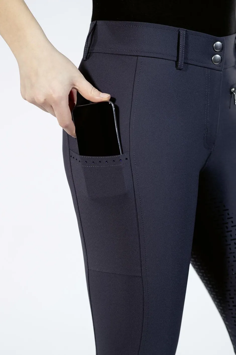 HKM Reithose -Lea- Silikon-Vollbesatz