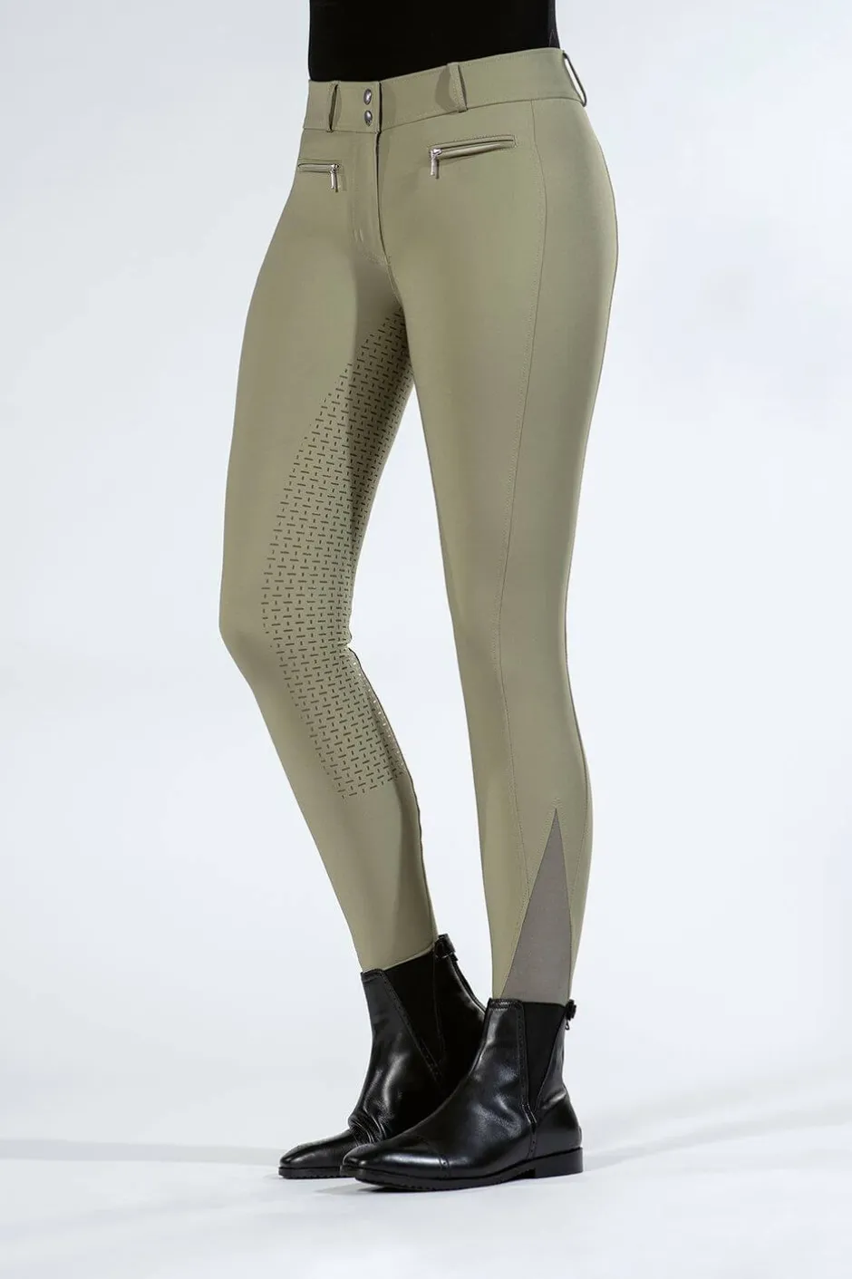 HKM Reithose -Liv High Waist- Silikon-Vollbesatz