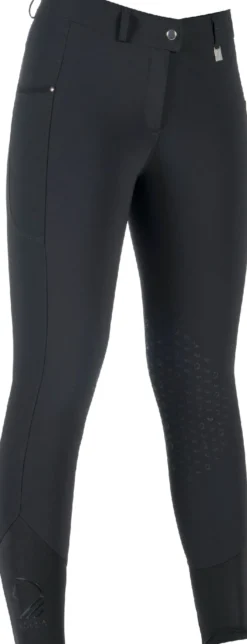 HKM Reithose -Livigno- Silikon-Kniebesatz