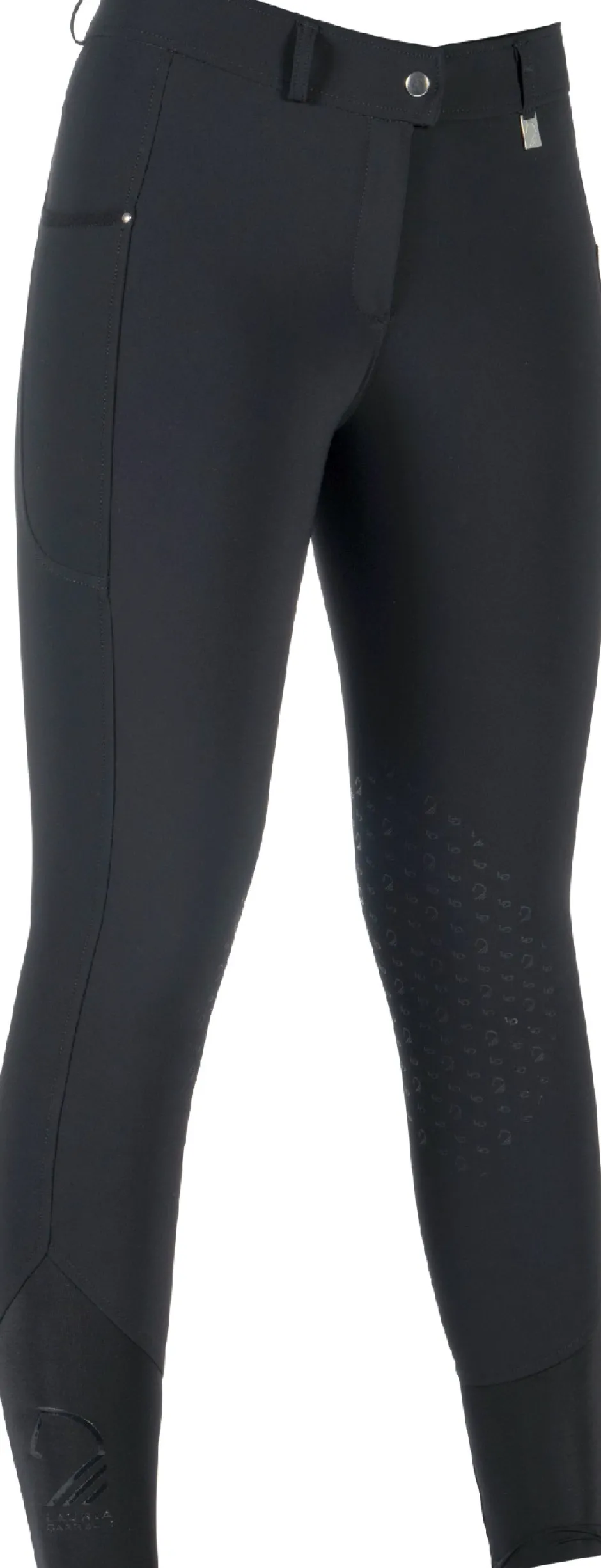 HKM Reithose -Livigno- Silikon-Kniebesatz