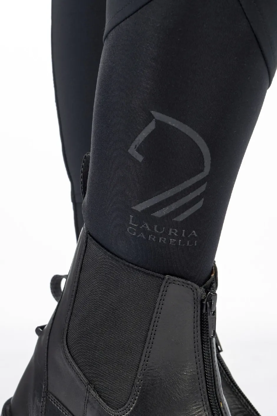 HKM Reithose -Livigno- Silikon-Kniebesatz