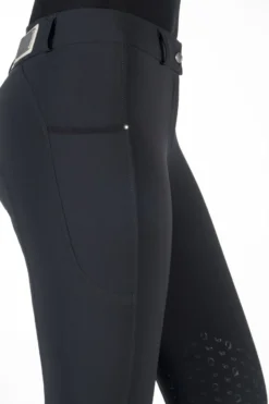 HKM Reithose -Livigno- Silikon-Kniebesatz