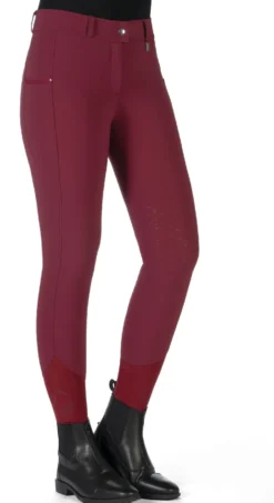 HKM Reithose -Livigno- Silikon-Kniebesatz