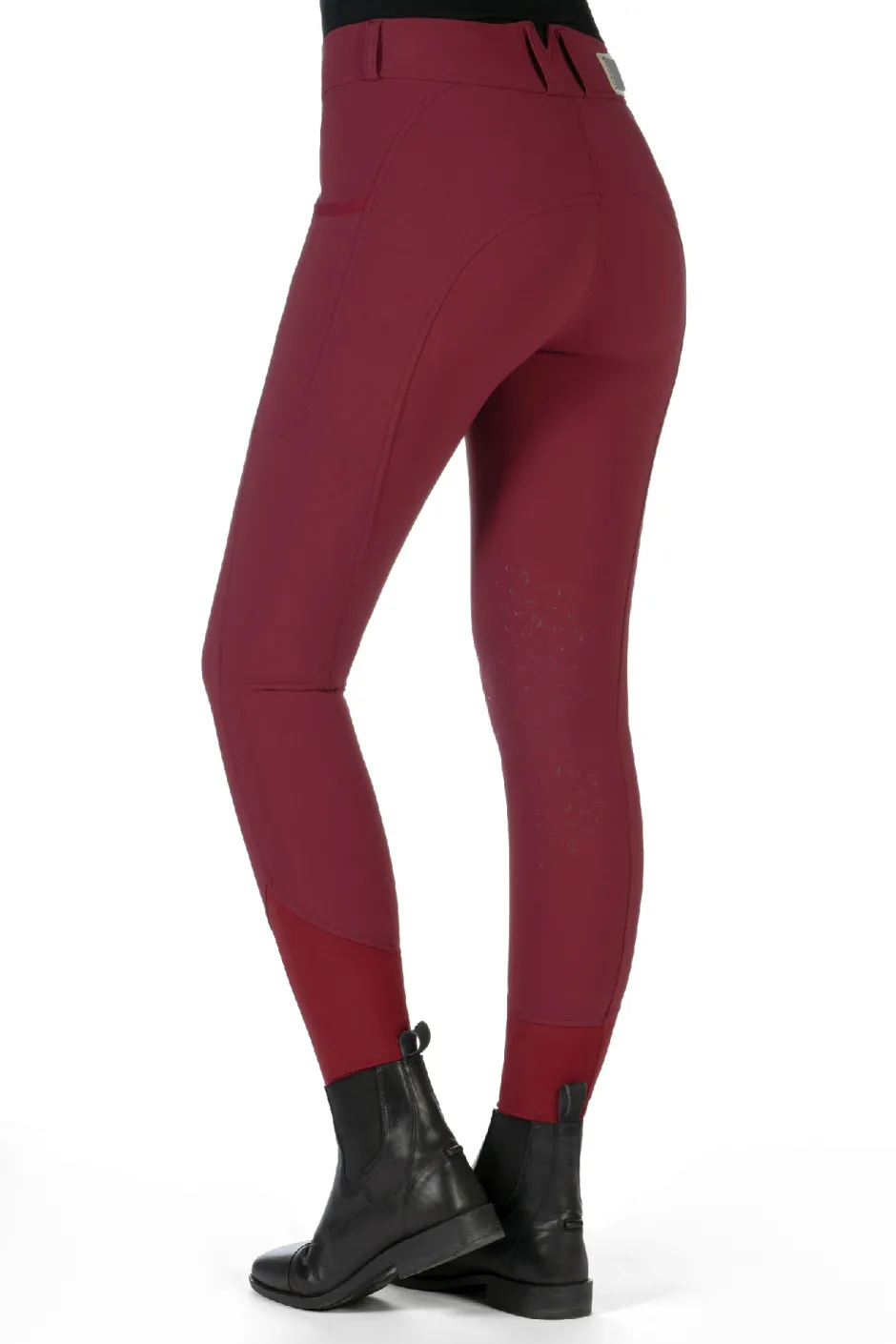 HKM Reithose -Livigno- Silikon-Kniebesatz