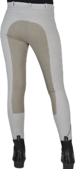 HKM Reithose -Messehit- Dreiviertel Besatz, Damengrösse 44, wollweiß