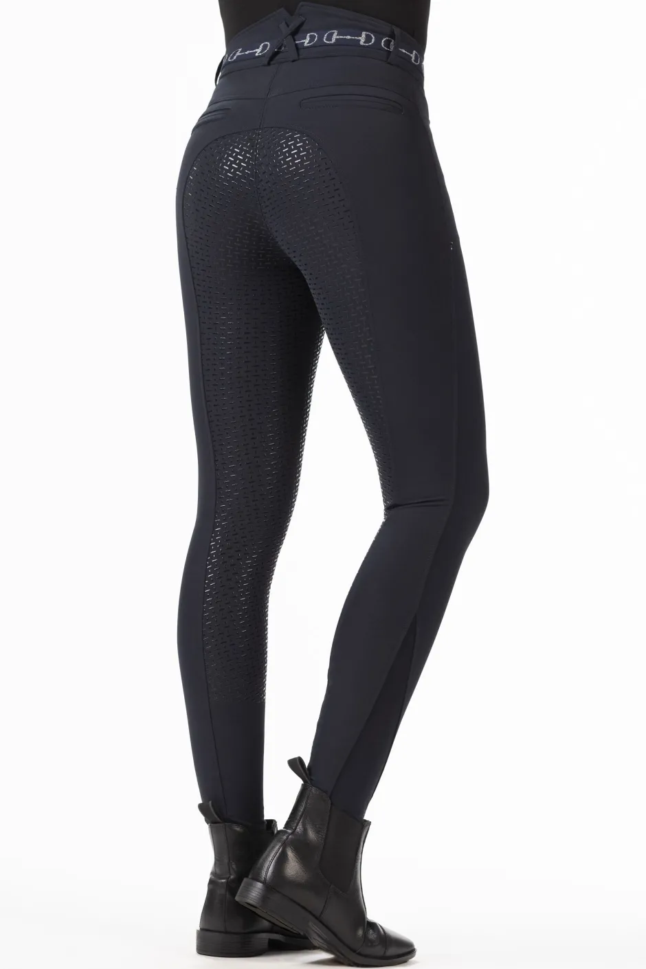 HKM Reithose -Monaco- Style Silikon-Vollbesatz