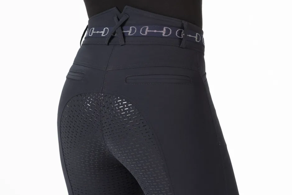 HKM Reithose -Monaco- Style Silikon-Vollbesatz