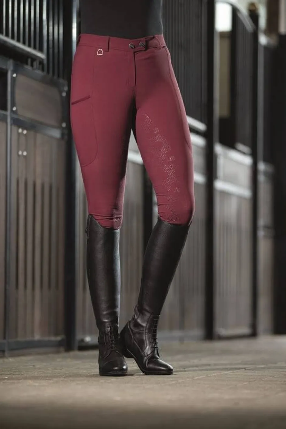 HKM Reithose -Morello PAM- Silikon-Vollbesatz