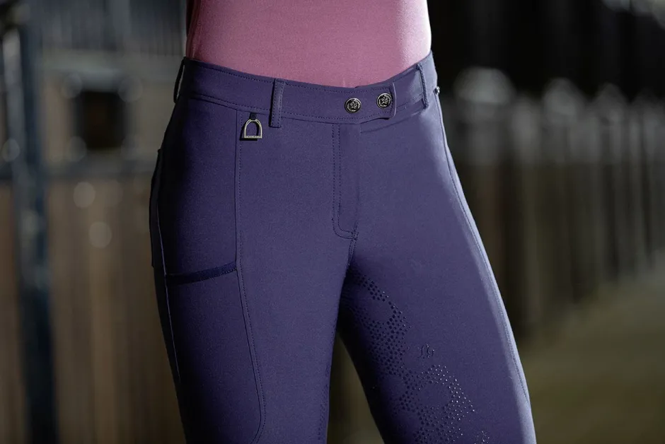 HKM Reithose -Morello PAM- Silikon-Vollbesatz