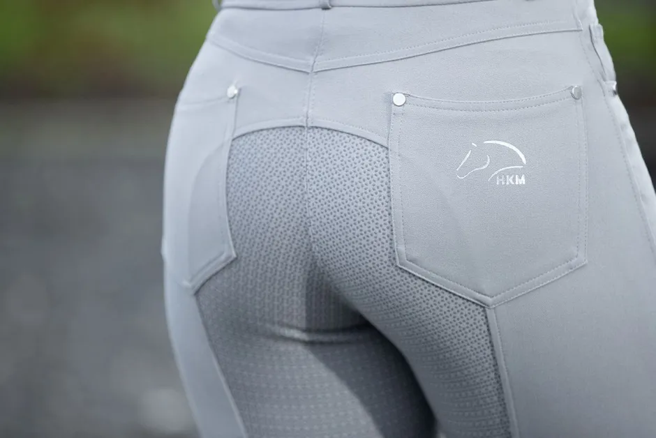 HKM Reithose -5 Pockets- Silikon-Vollbesatz Style