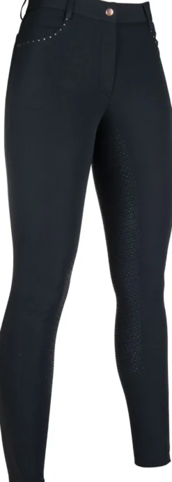 HKM Reithose -Rosegold Glamour- Style Silikon-Vollbesatz