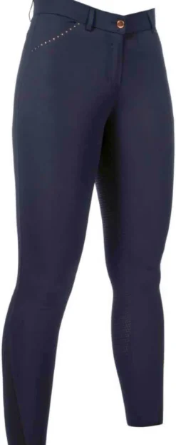 HKM Reithose -Rosegold Glamour- Style Silikon-Vollbesatz