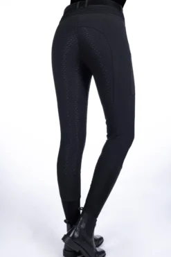 HKM Reithose -Rosewood- Silikon-Vollbesatz
