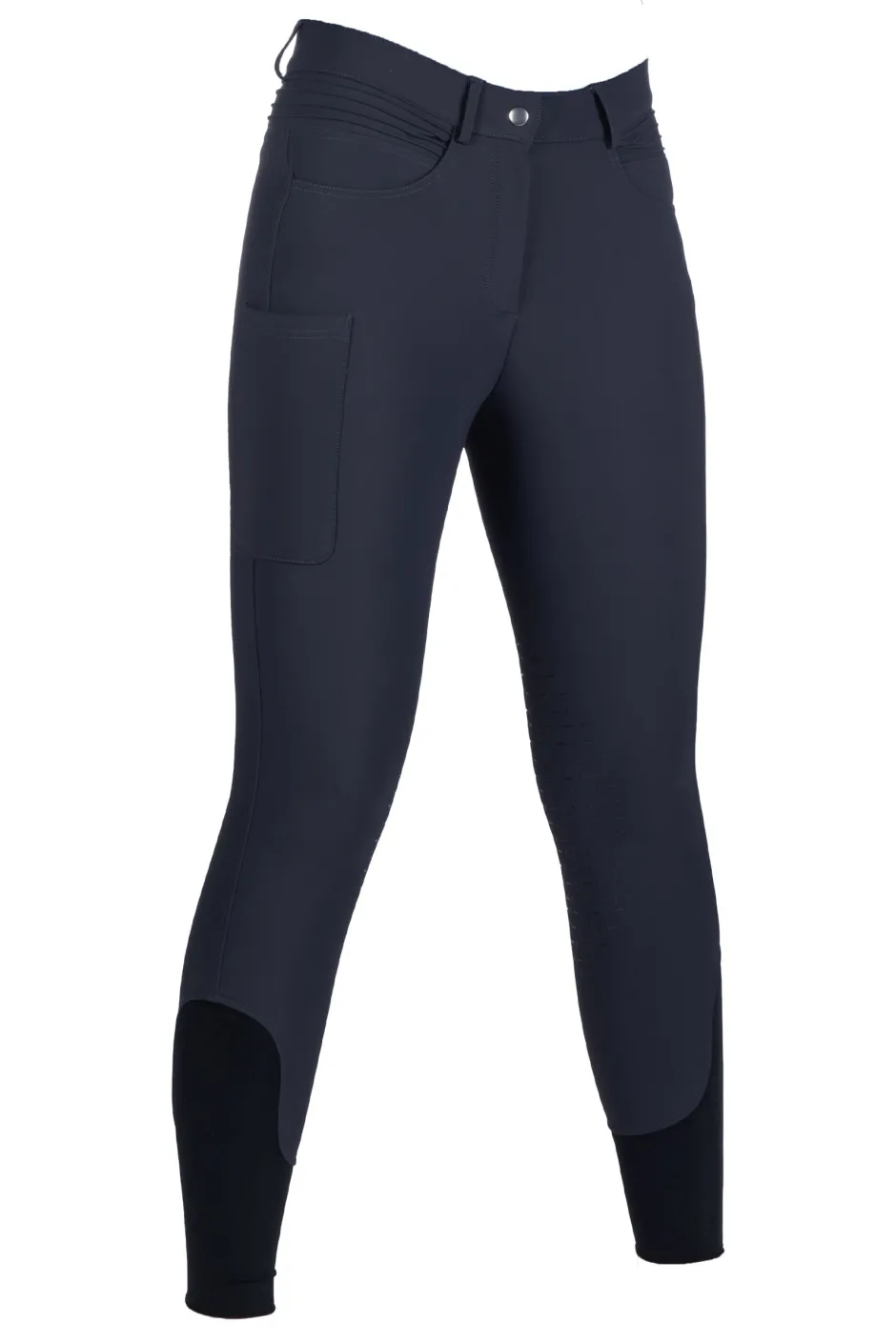 HKM Reithose -Rosewood- Silikon-Kniebesatz